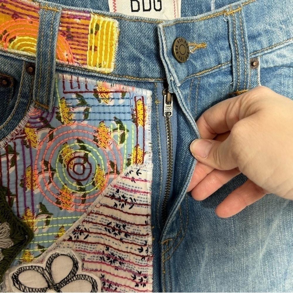 BDG High-Waisted Flare Jeans Indigo Craft NWT - Picture 13 of 16